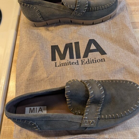 MIA Natalee Suede Loafer, Women's size 9, Dark green - Picture 2 of 4